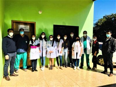 Personal sanitario incorporado en nosocomio de Curuguaty.