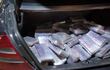 La droga fue encontrada en la valijera del automóvil guiado por un paraguayo.