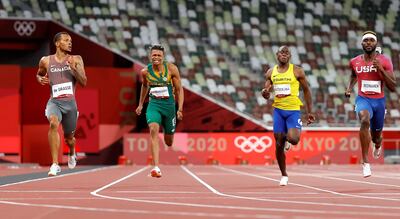 De Grasse (i) fue el de mejor tiempo.