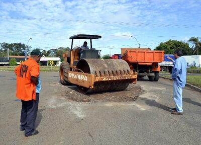 Funcionarios del MOPC (Imagen referencial).