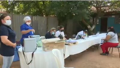 Vacunación en Lambaré