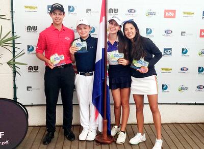 Erich Fortlage, Miguel Ayala, Bethania Fernández y Damini Ghanshyani.