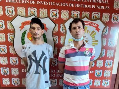 La dupla detenida está a disposición de la Fiscalía.