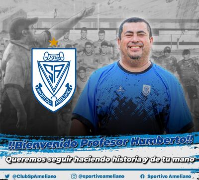 Con esta imagen, el Sportivo Ameliano anunció la vuelta del entrenador Humberto García.
