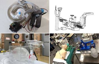 Hubo siete diseños de respiradores de investigadores paraguayos. (Foto ilustrativa).