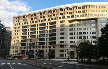 La sede central del Banco Interamericano de Desarrollo en Washington.