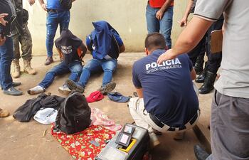 Delincuentes detenidos tras balacera.