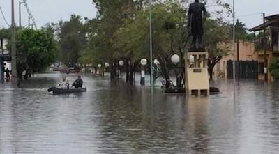 La lluvia del 10 de mayo del año 2019, inundó la ciudad de Pilar con 400 mm de aguas caídas.