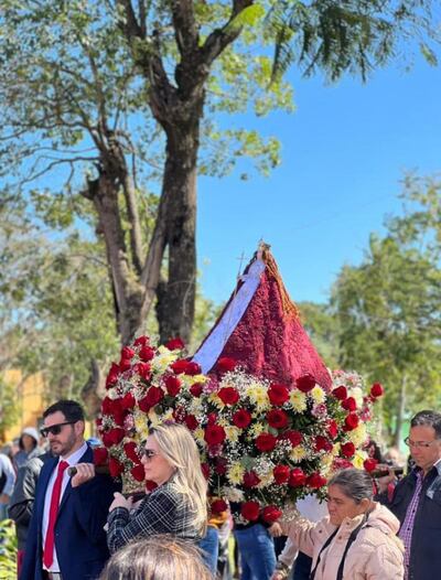 Los pobladores católicos de la "Perla de Cordillera" celebraron el día de su protectora.