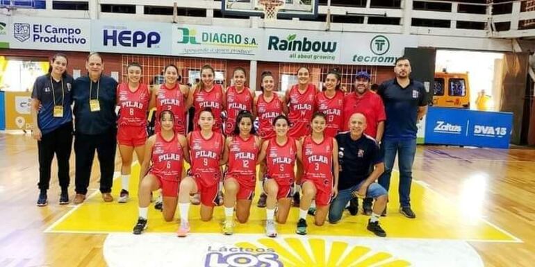 Selección de Pilar que se consagró campeón del Nacional en Colonias Unidas, en la categoría U19.