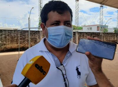 Aníbal Diaz, candidato liberal para la intendencia en San Pedro de de Ycuamandyyú.