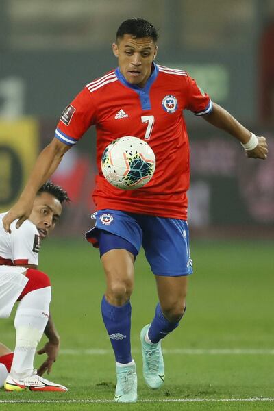 Alexis Sánchez, 32 años, es el máximo artillero en la historia de la selección de Chile (46 goles).