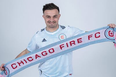 Xherdan Shaqiri  es nuevo jugador del Chicago Fire de la Major League Soccer (MLS).