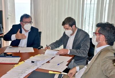 Nicanor Duarte Frutos se reunió ayer con su par de Argentina, Ignacio Barrios Arrechea.