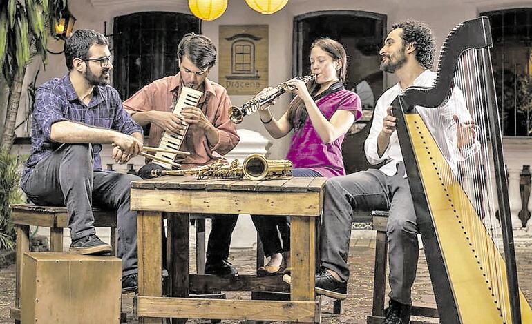 Seba Ramírez, Víctor Álvarez, Lara Barreto y Juanjo Corbalán ofrecerán hoy un concierto, en el marco del ciclo Studio Jazzcional.