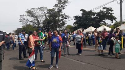 pobladores rechazan la ejecución de las obras de la ruta PY02