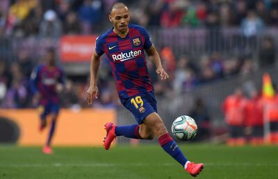 Martin Braithwaite, ex jugador del Barcelona.