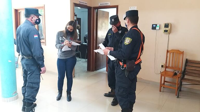 No se encontraron los documentos que la comitiva buscaba.