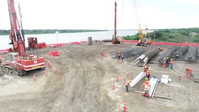 El Puente de la Bioceánica forma parte del Corredor Bioceánico, que consiste en una conexión vial desde Brasil hasta Chile.