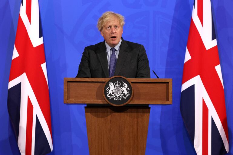 Boris Johnson, primer ministro del Reino Unido.