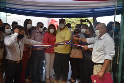 La terminal de buses fue inaugurada esta mañana con presencia de autoridades nacionales, departamentales y municipales.