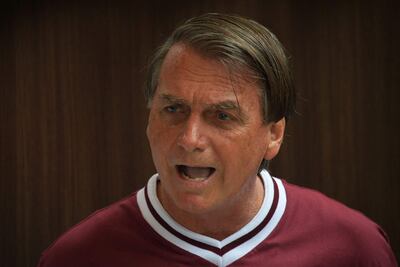 Jair Bolsonaro, presidente de Brasil.