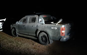 Camioneta repleta de marihuana hallada abandonada en la zona de Bella Vista Norte.