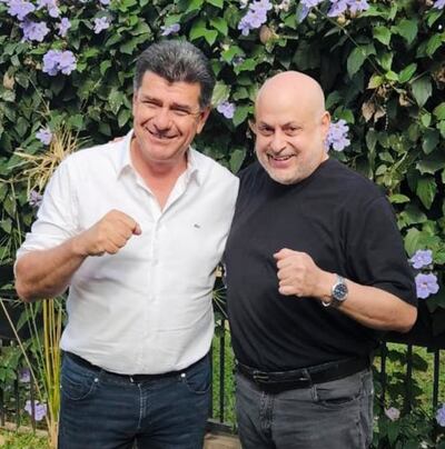 Fotografía de archivo: Efraín Alegre (izquierda) y Paraguayo Cubas (derecha), ambos excandidatos a la presidencia de la República.