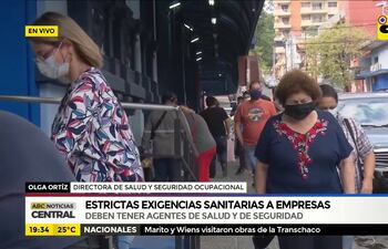 Estrictas exigencias sanitarias a empresas