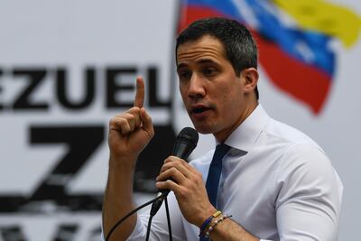 El líder opositor venezolano Juan Guaidó.