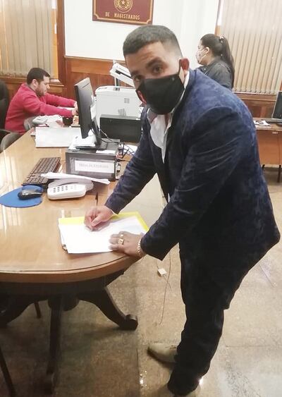 El abogado Valentín Domínguez presentó denuncia ente el JEM contra el fiscal Reinaldo Castillo.