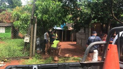 La vivienda donde falleció el bebé, este domingo.