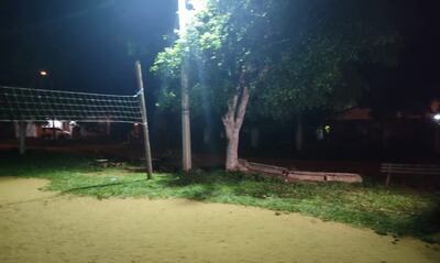 El lamentable hecho ocurrió en la plaza San Marcos, de Moracue, Luque.