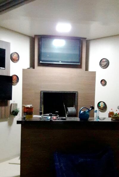 La chimenea de la parrilla donde entró el contrabandista brasileño para tratar de evitar su detención. Estuvo ocho horas en el ducto, hasta que fue descubierto por la policía.