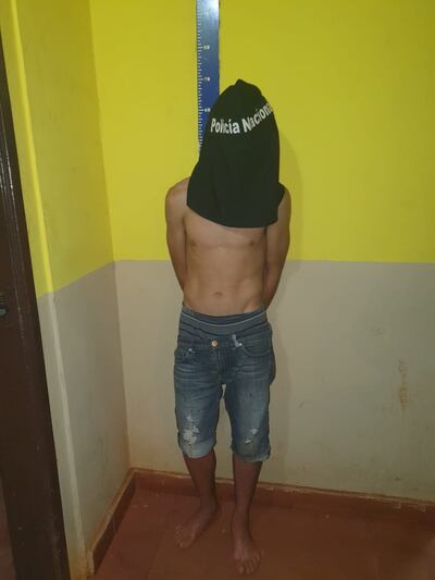 Jorge Ramón Ramírez López, detenido.