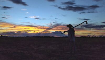 Con esta fotografía, Néstor Cajes obtuvo el primer premio del concurso “Atardecer en Paraguay”.