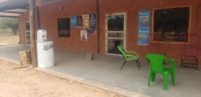 Local comercial de María Auxiliadora, donde se produjo el millonario robo.