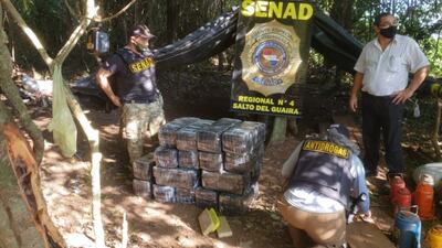 Los paquetes de marihuana ya estaban listos para su comercialización.