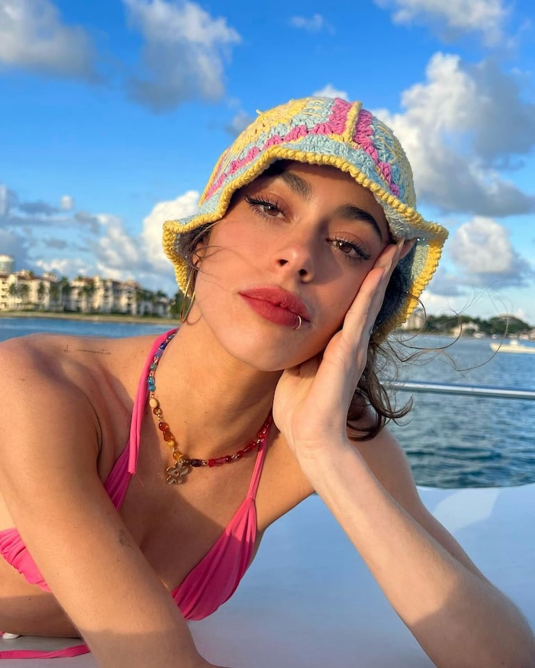 La cantante argentina Tini Stoessel disfruta de unos días a puro sol y playa. (Instagram/Tini Stoessel)