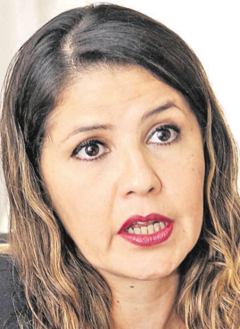 Cecilia Pérez, ministra de Justicia.