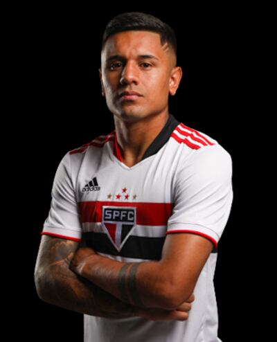 Antonio Galeano, jugador paraguayo de Sao Paulo.