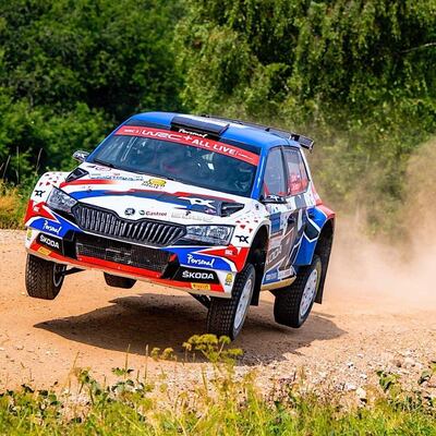 El paraguayo Fabrizio Zaldívar sigue escalando posiciones en la WRC3 del Rally de Estonia.