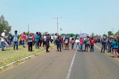 Organizaciones campesinas de San Pedro convocan hoy a las 9:00 a una movilización en Santa Rosa del Aguaray, para analizar una eventual marcha en la Capital del país, dijo Elvio Benítez.