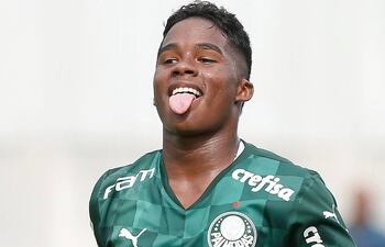 Endrick, 15 años, suma 80 goles en 109 partidos oficiales en las categorías inferiores del Palmeiras.