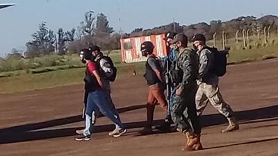 El traslado se hizo con estricta seguridad.