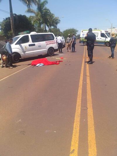 El accidente ocurrió antes del mediodía en Santa Rita.