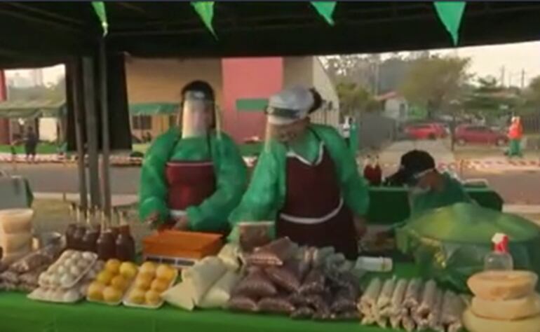 Variedad de produtos de granja