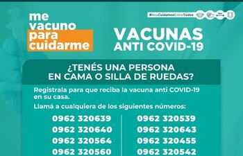 Líneas telefónicas de Salud para la inscripción al registro de vacunación ya no están funcionando.