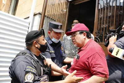 Gabriel Espínola, secretario adjunto de la Organización de Trabajadores de la Educación del Paraguay (OTEP-A).