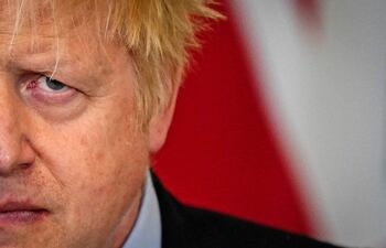 El primer ministro británico, Boris Johnson, podría perder el apoyo de su partido hoy. (AFP)